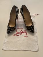 LOUBOUTIN High Heels Nieten-Pumps  schwarz Gr. 36.5 schwarz