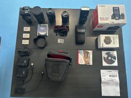 Canon EOS 700D Komplett-Set – Top Zubehör & 3 Objektive