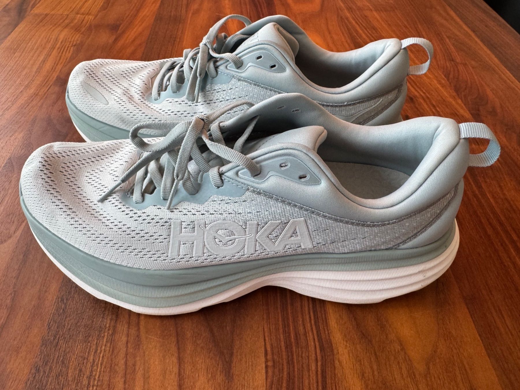 Hoka One One Scarpe da uomo: Hoka Bondi 8, Gr 46, US 11,5D, hellblau – Usato da Bülach venduto da cleo1804 1