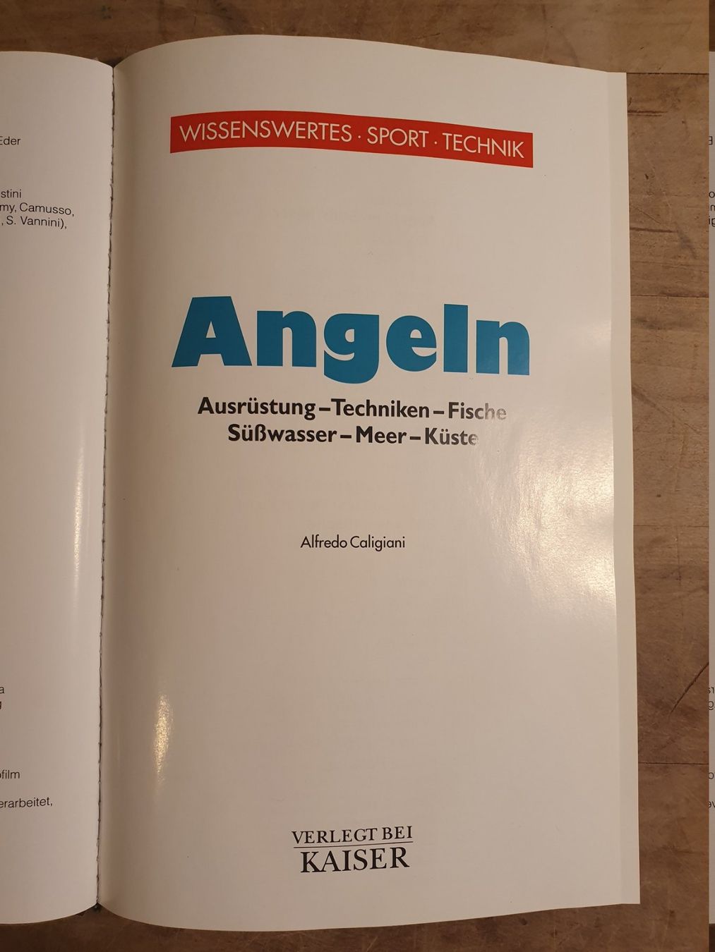 Libri: Angeln Kaiser – Usato da Zürich venduto da loosebone 1