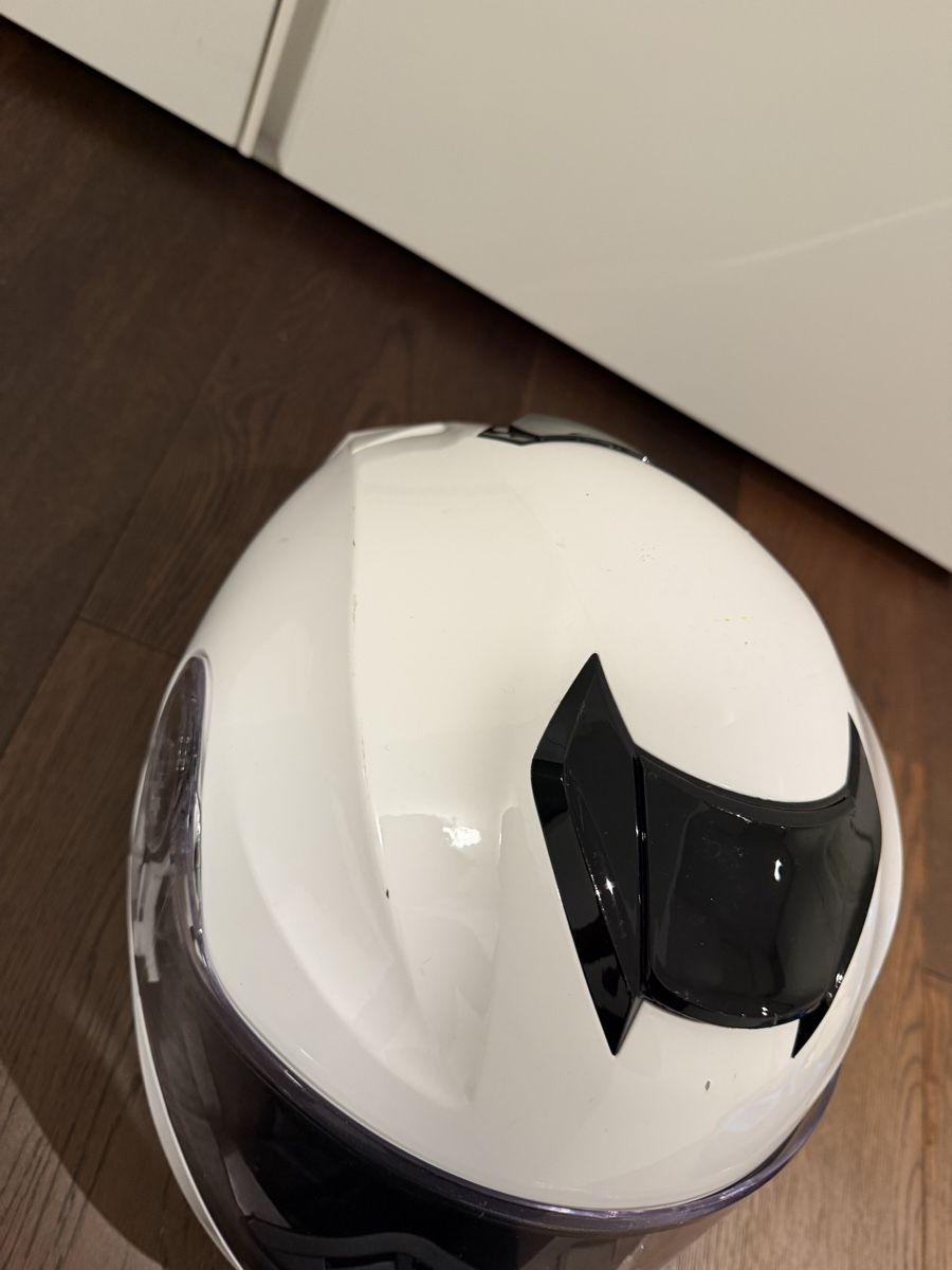 Caschi & visiere: Weisser Motorradhelm mit Sonnenblende  – Usato da Zürich venduto da danila.nnes 5