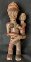 Statue africaine, Maternité MBALA, bois, 35 cm