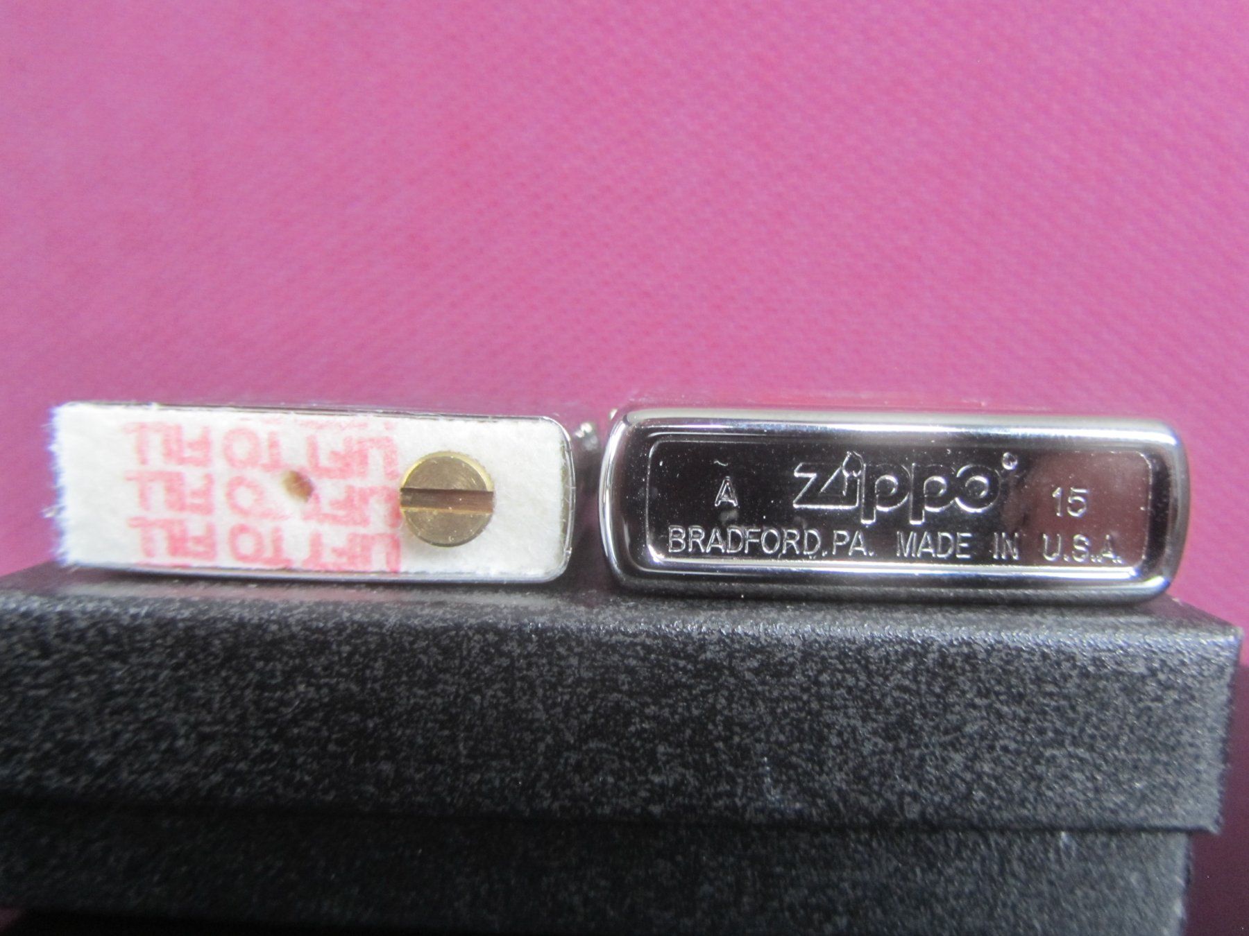 Zippo Briquets: Zippo Scottie chrome brushed NEUF box – Neuf avec emballage d'origine à Pampigny par Calypso06 5