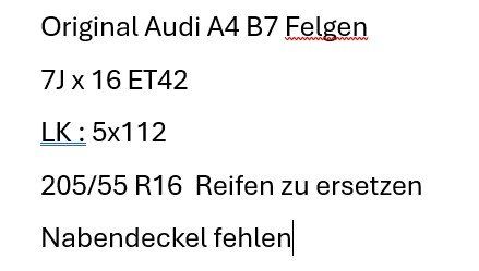 Audi Pneumatici & Ruote complete: Kompletträder Audi A4 – Usato da Dietwil venduto da arb_ds9t 1