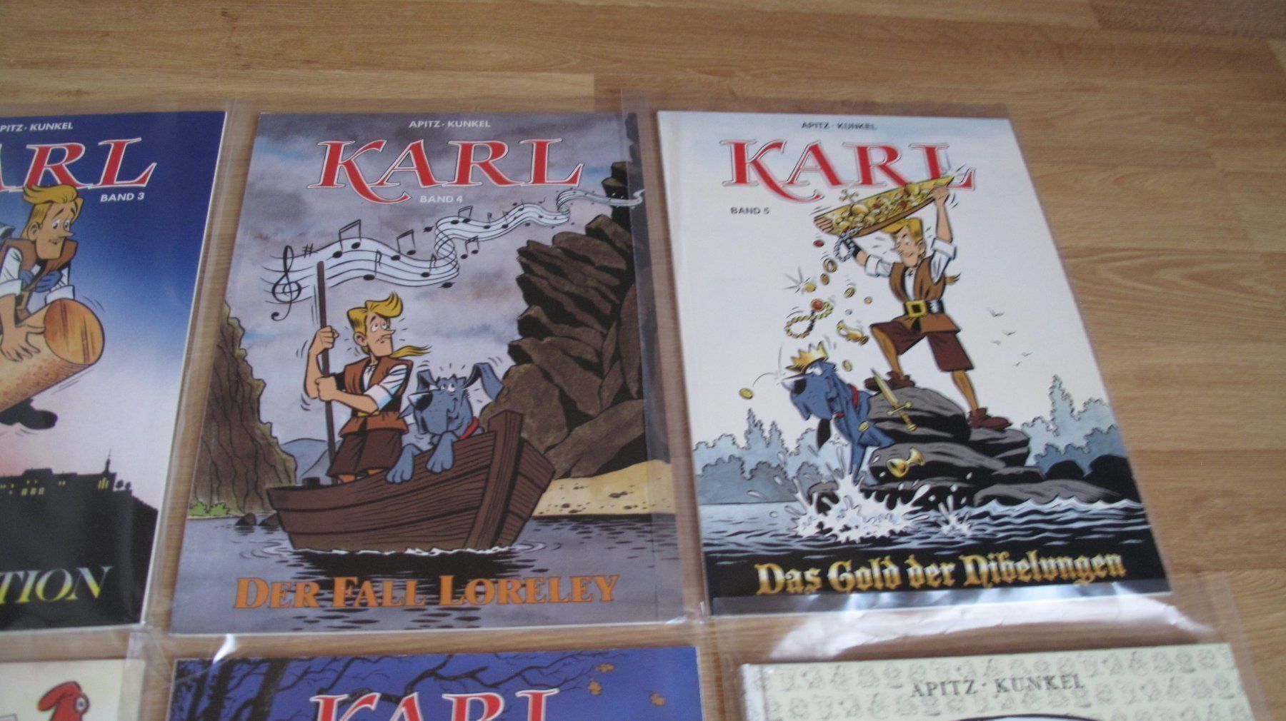 Fumetti: Karl / Sammlung 7 Comics & 1 Buch – Usato da Berg TG venduto da Volker-Kampfgarten 3