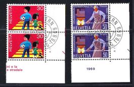 1969 Sonderpostmarken ZNr. 469-470, Voll ET-gest. ʘ, KP 28.-