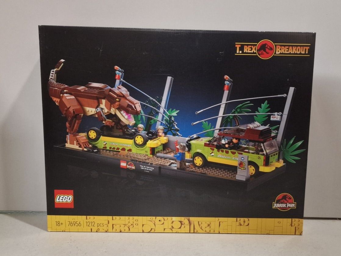 Lego Kit di costruzioni: Lego 76956 Jurassic World T rex Breakout – Nuovo e nell'imballaggio originale da Echichens venduto da aegis0129