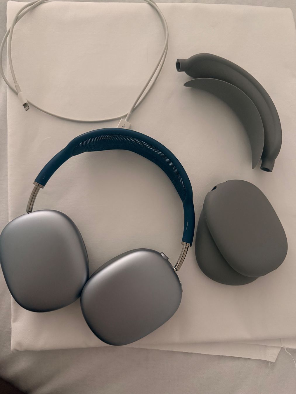 Apple Cuffie: Airpods Max 1 mit Silikonhülle & Kabel – Usato da bülach venduto da Happylion1