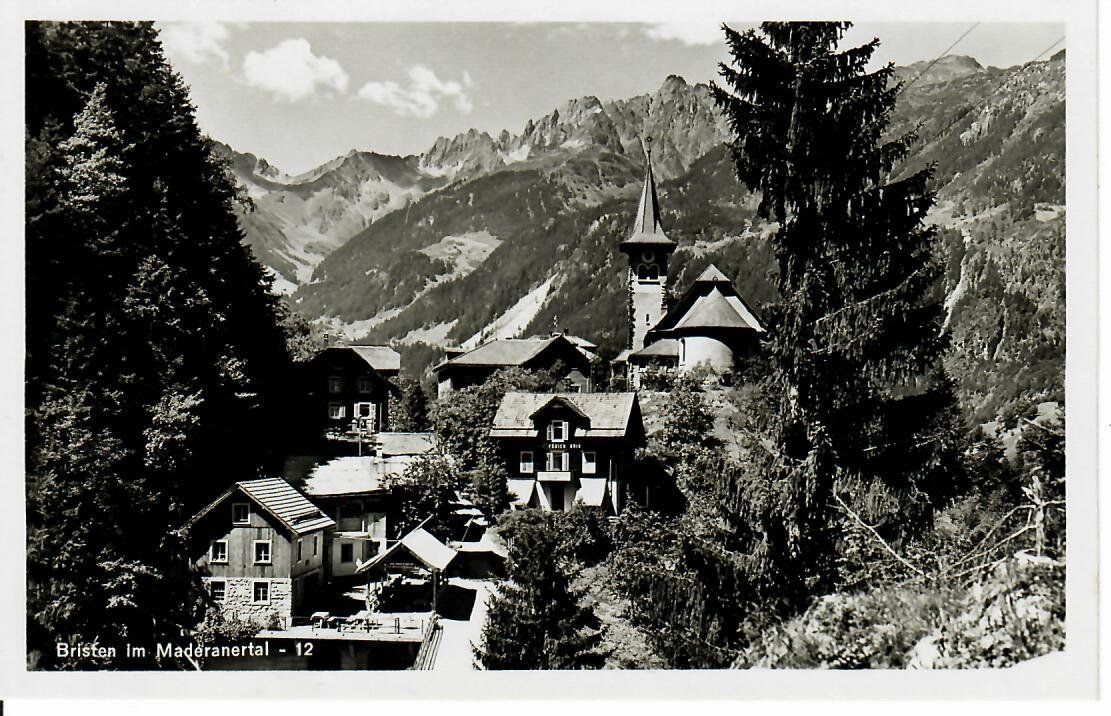 Cartoline postali: Bristen im Maderanertal – Usato da Hochdorf venduto da Ziegel-16