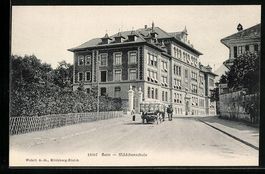 Bern, Strassenpartie an der Mädchenschu