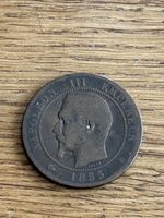 Napoleon III 10 Centimes 1855 Münze Frankreich
