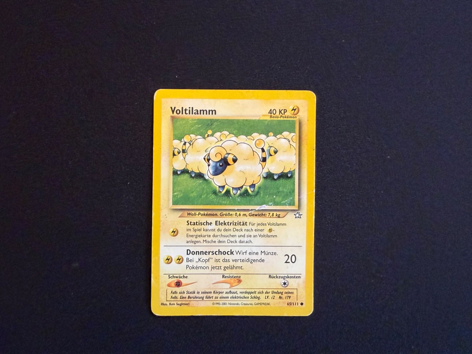 Pokémon Carte collezionabili: Voltilamm / Neo Genesis / 65/111 / 2000 – Usato da Zürich venduto da mountainwizard00
