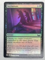 Magic The Gathering MTG - Incriminate Foil - Selten!