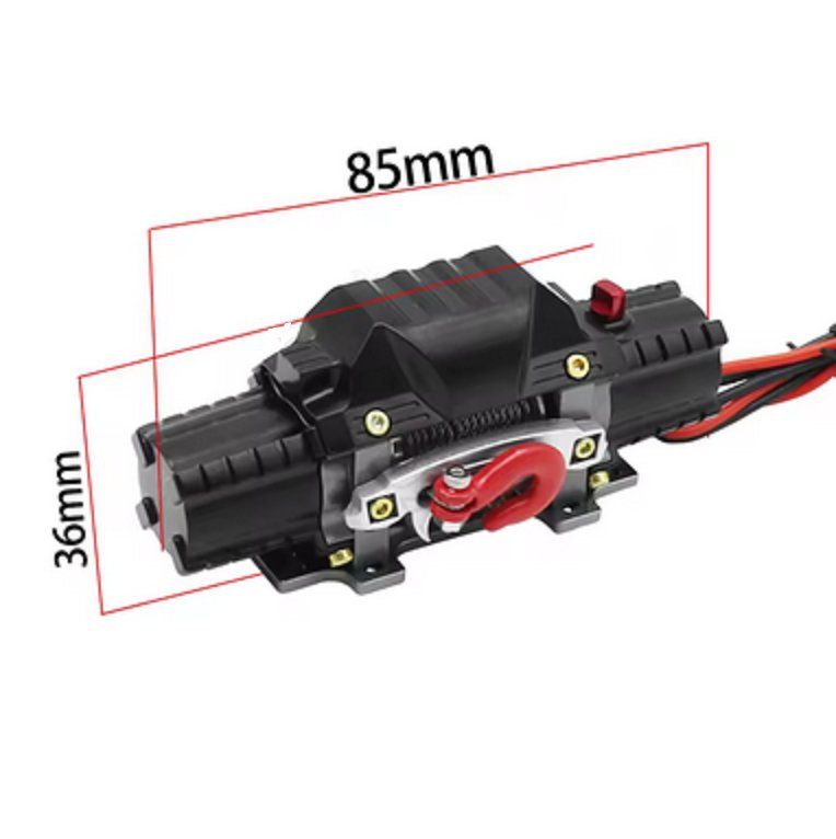 Modellismo RC: Doppelmotor Seilwinde 1/10 mit Stahldrahtseil 1m – Nuovo (secondo la descrizione) da Nussbaumen AG venduto da randy55 4