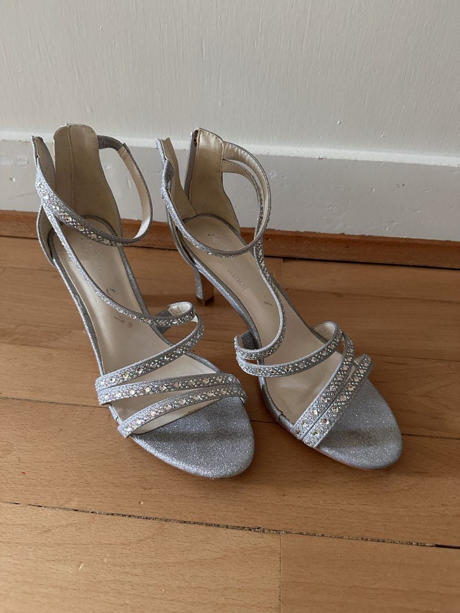 Scarpe da donna: Absatzschuhe mit Glitzer/ White Lady by Gautsche – Usato da Castrisch venduto da Vali-19