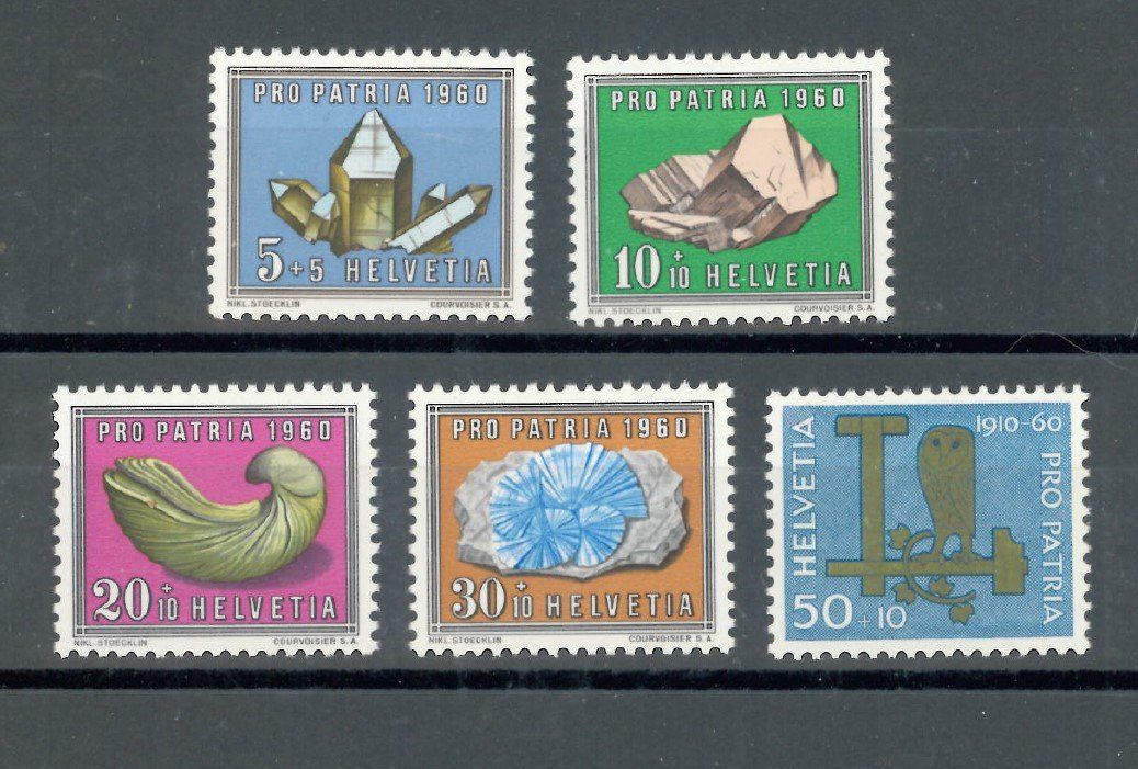 Alle Briefmarken: Pro Patria, 1960, postfrisch ** – Neu (gemäss Beschreibung) aus Lupfig von lubor