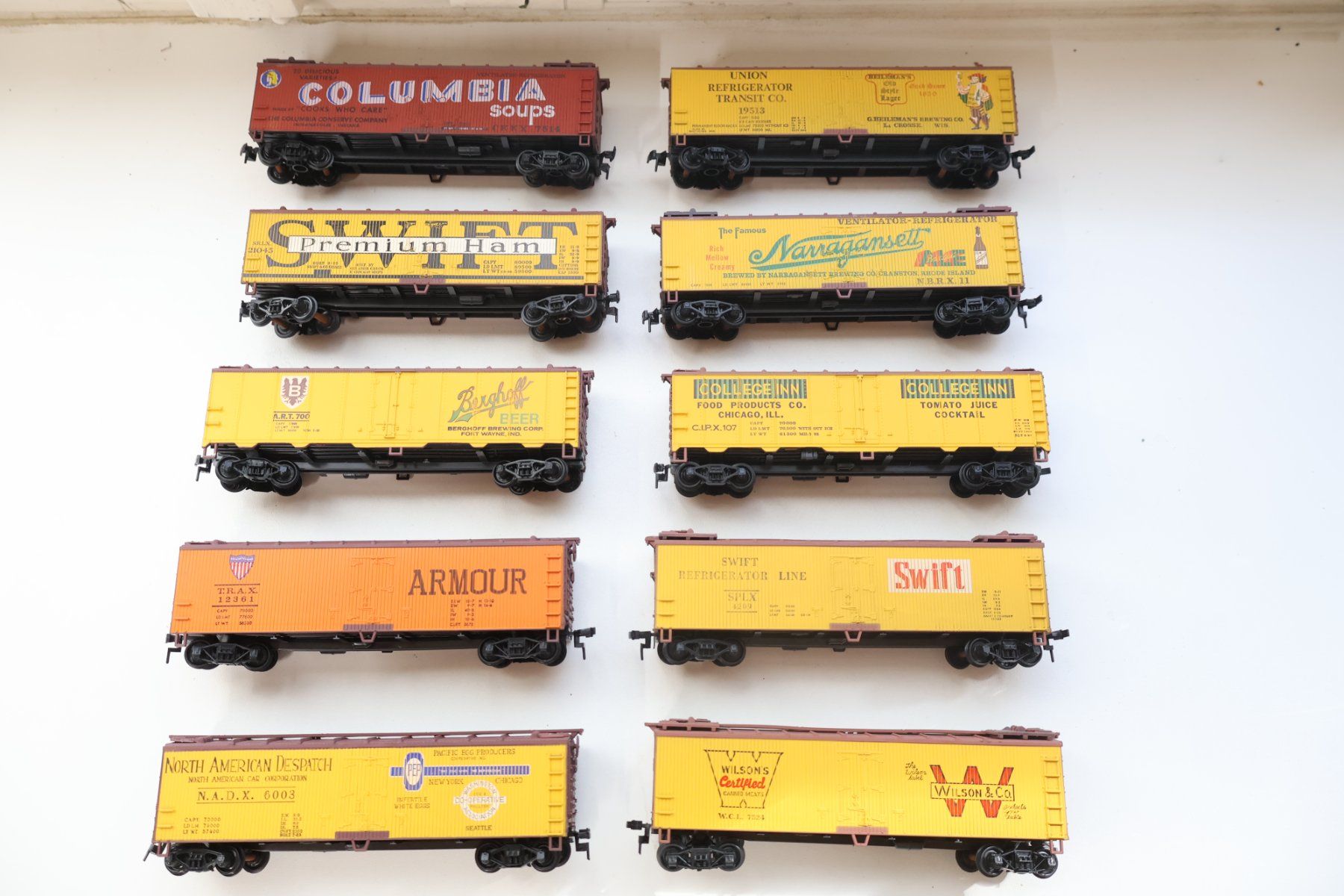 Modellini di ferrovie: 10 x US Güterwagen Set - H0 – Usato da Winterthur venduto da Monstera 1