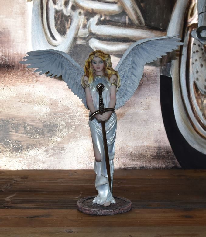 Statuette: Engel Azrael mit Brieföffner – Nuovo e nell'imballaggio originale da Menziken venduto da _Goldis_