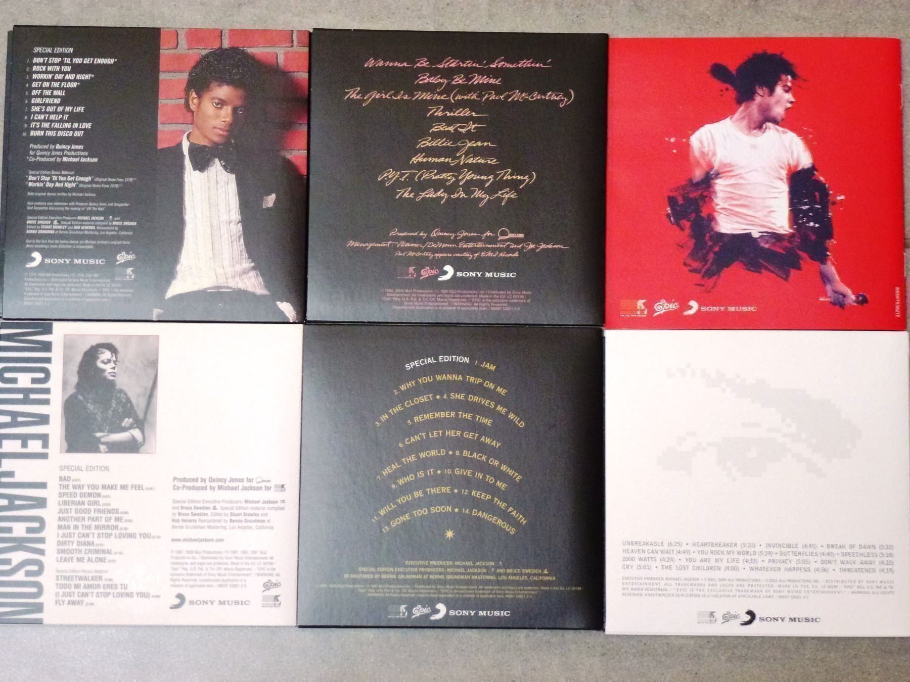 CD: Michael Jackson - The Collection 5CDs 2009 – Usato da Tübach venduto da JamesStone 5
