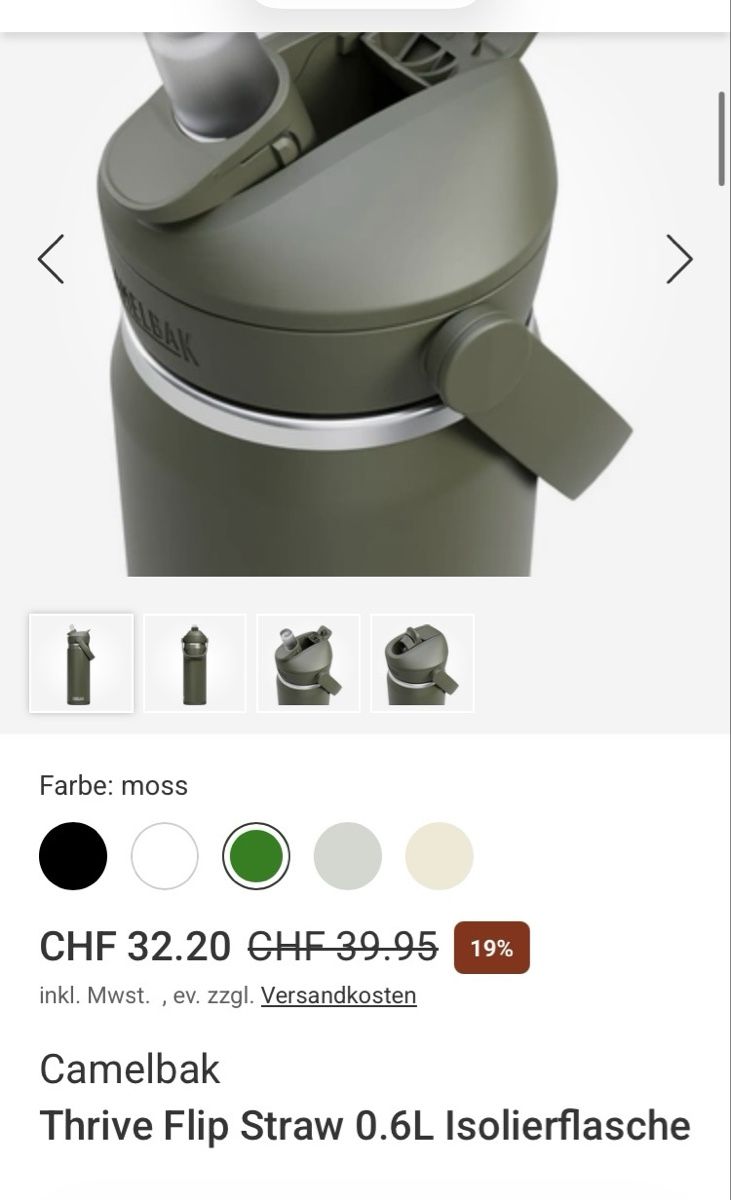 Camelbak Gourdes & Thermos: Camelbak Isolierflasche neu – Neuf avec emballage d'origine à Bremgarten AG par merlindimi 4