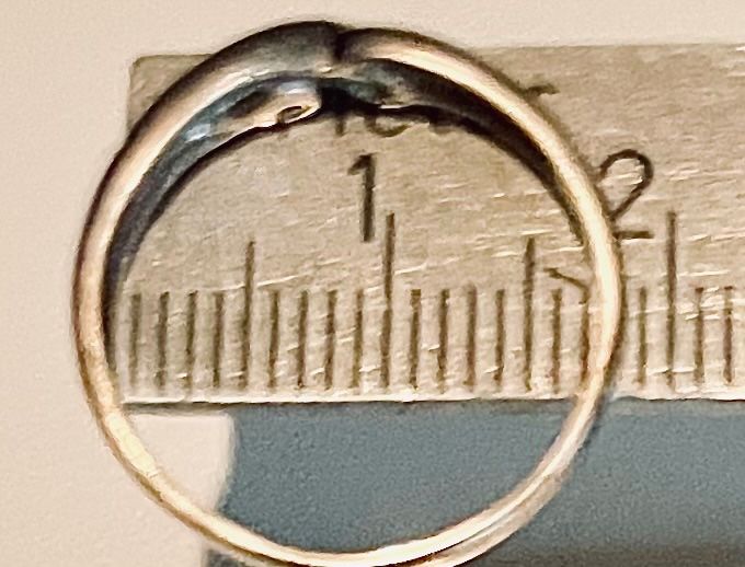 Bagues: Silberner Weißgold Ring 585 – D'occasion à Adliswil par NT15 2