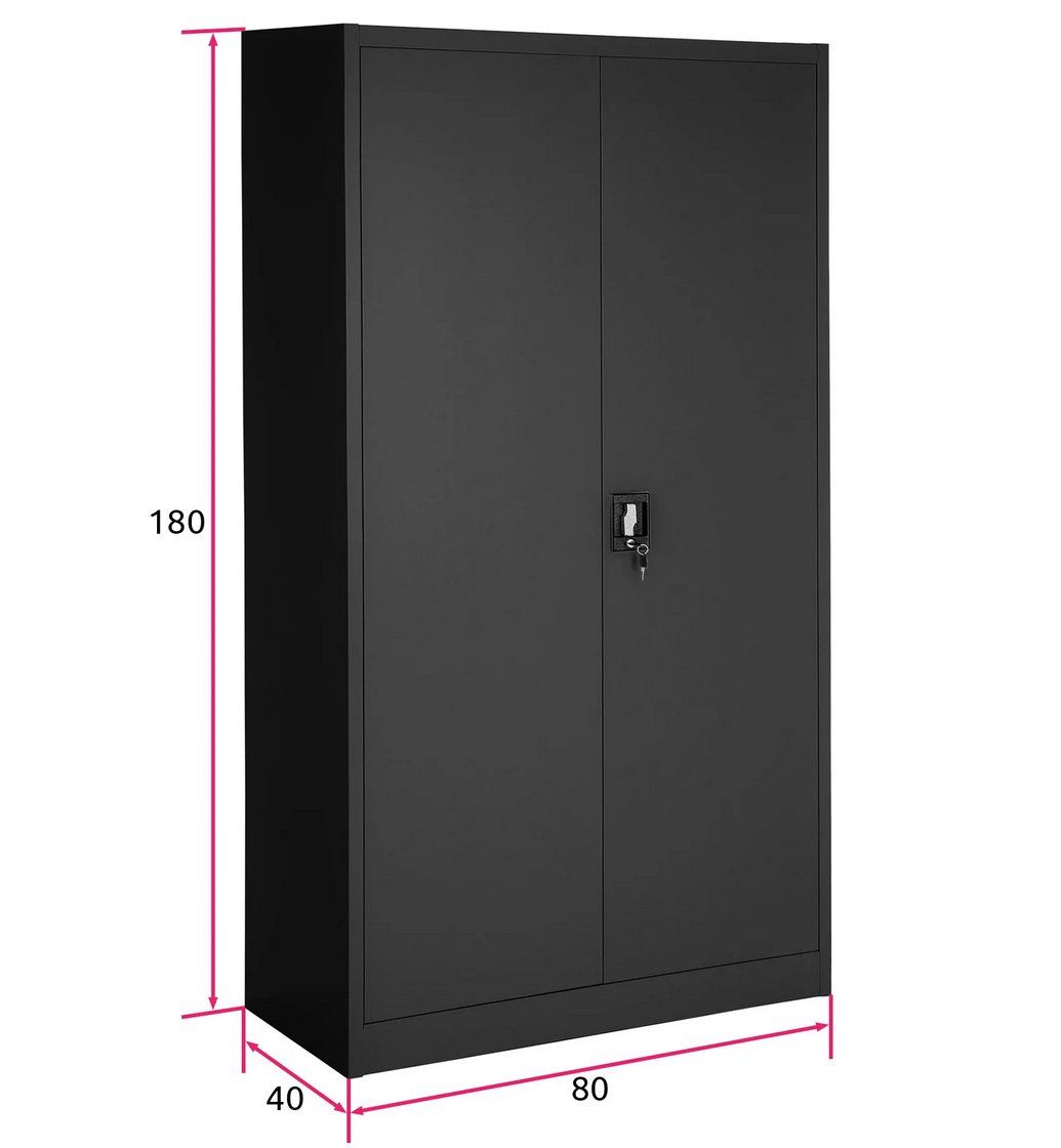 Porte manteau: Spind mit 6 Fächern und Kleiderstange schwarz 80 cm – Neuf (Voir description) à Steinhausen par Retourenprofis 4