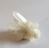 Weisse Quarz Spitzen/Cluster Mineralien aus Peru, Rar!!
