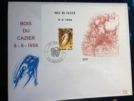 Belgien 1981 Block Erinnerung Bergwerkskatastrophe FDC