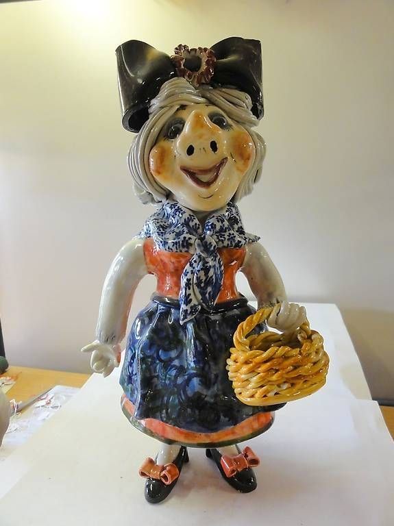 Statuette: FASNACHTSFIGUR "ELSÄSSERE" EINZELSTÜCK, LETZTE STUCK – Nuovo (secondo la descrizione) da Ettingen venduto da 1985printemps