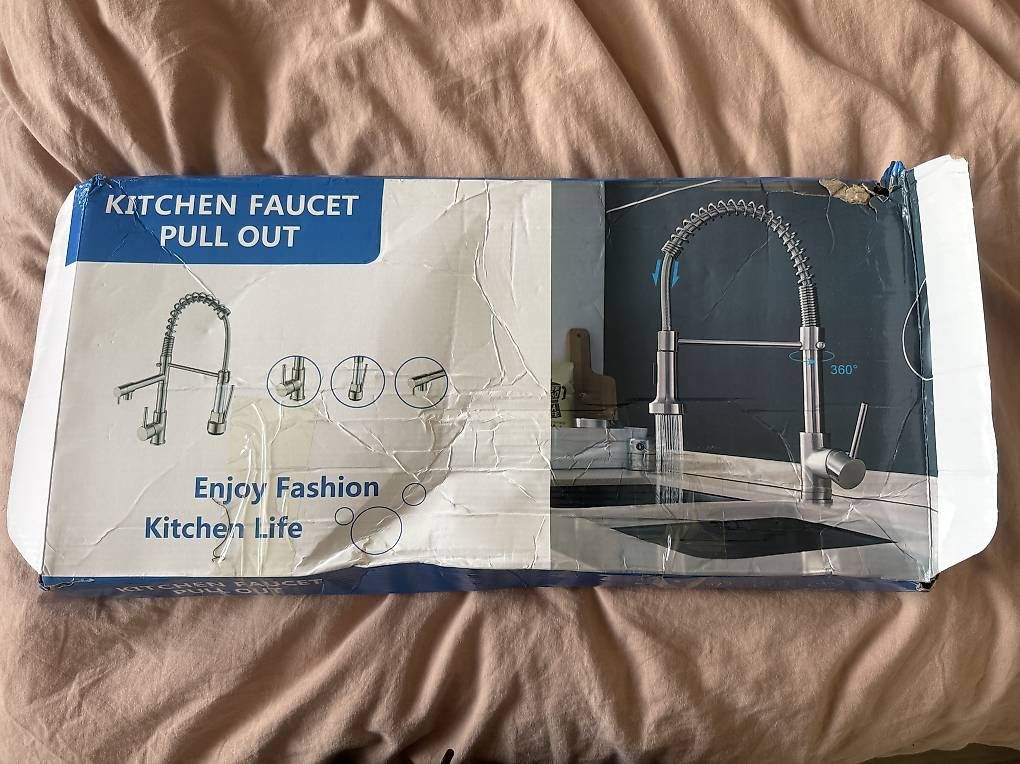 Mitigeur de cuisine vintage avec douchette