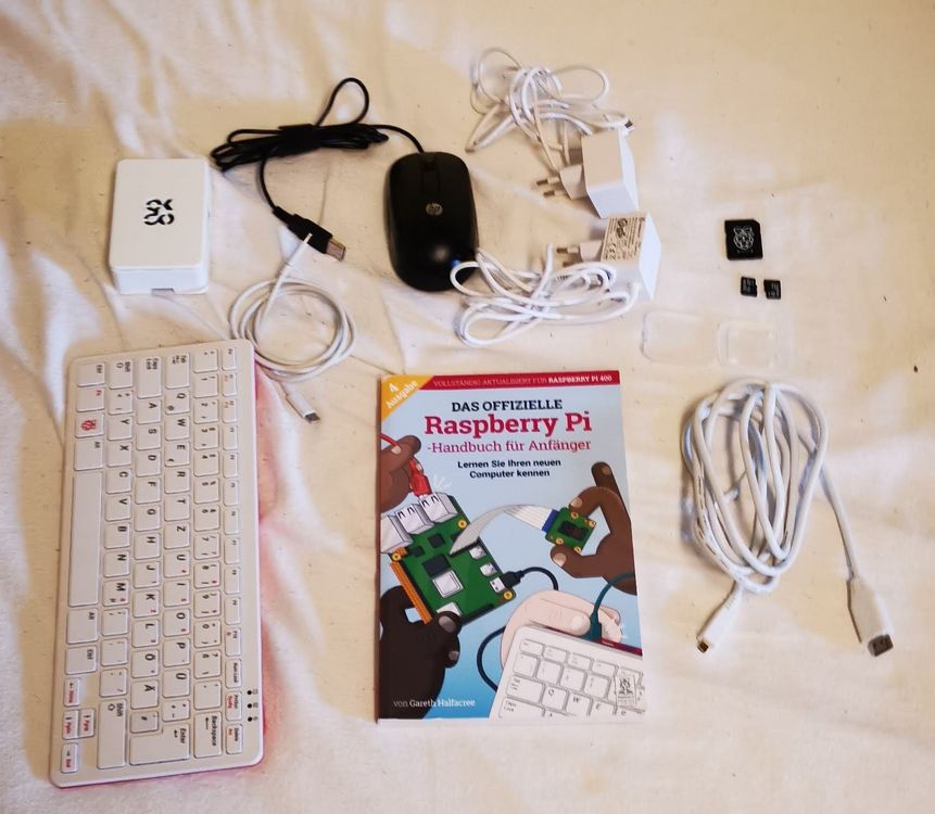 MEGA-SET: ZWEI Raspberry Pi mit Zubehör,Maus,Buch&2xSDKarte | Kaufen ...