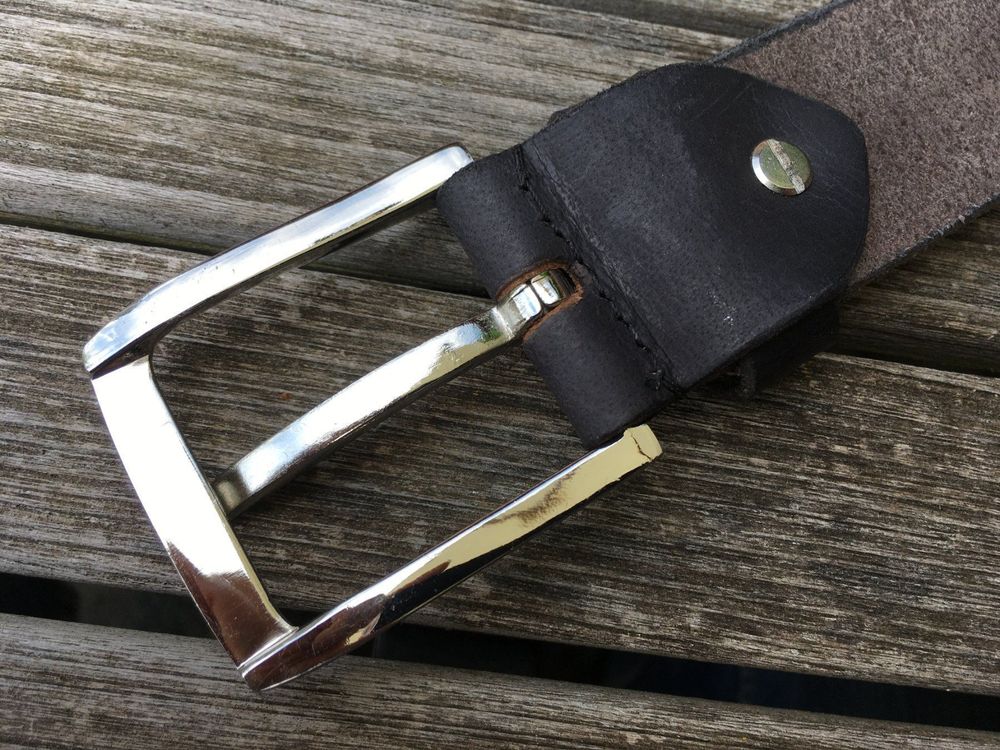 PME Legend Ledergürtel Herren – 100% Leder, Schwarz, Größe 110 Cm, Schnalle, 4 Cm Breit