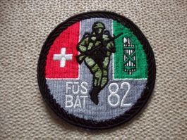 Badge Füs Bat 82 schwarz