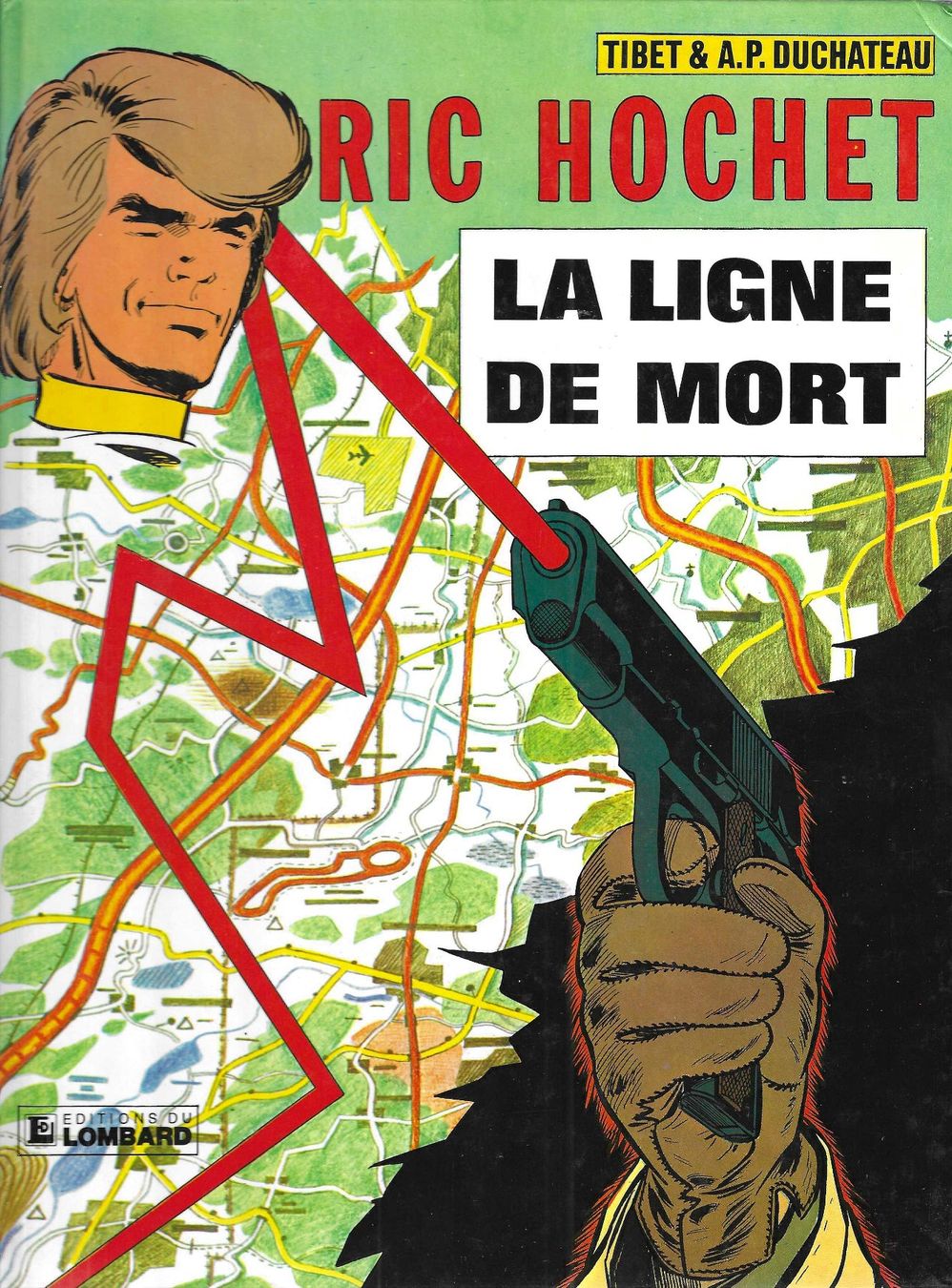 Fumetti: Ric Hochet - La ligne de mort - E.O. 1976 TBE++ – Usato da Savagnier venduto da Ne2065