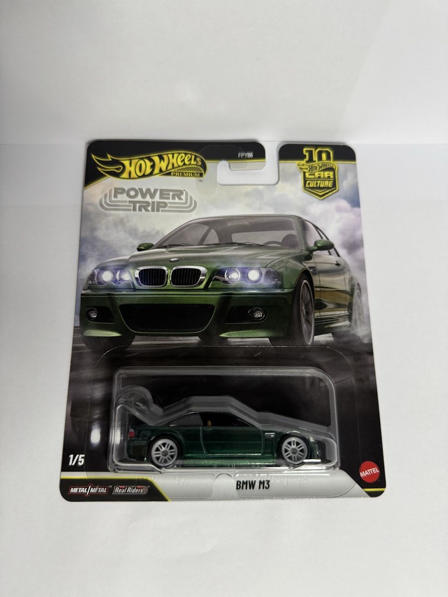 Hot Wheels Modellini d'auto: Hot Wheels Premium BMW M3 E46 Power Trip, Neu – Nuovo e nell'imballaggio originale da Winterthur venduto da Yuni1