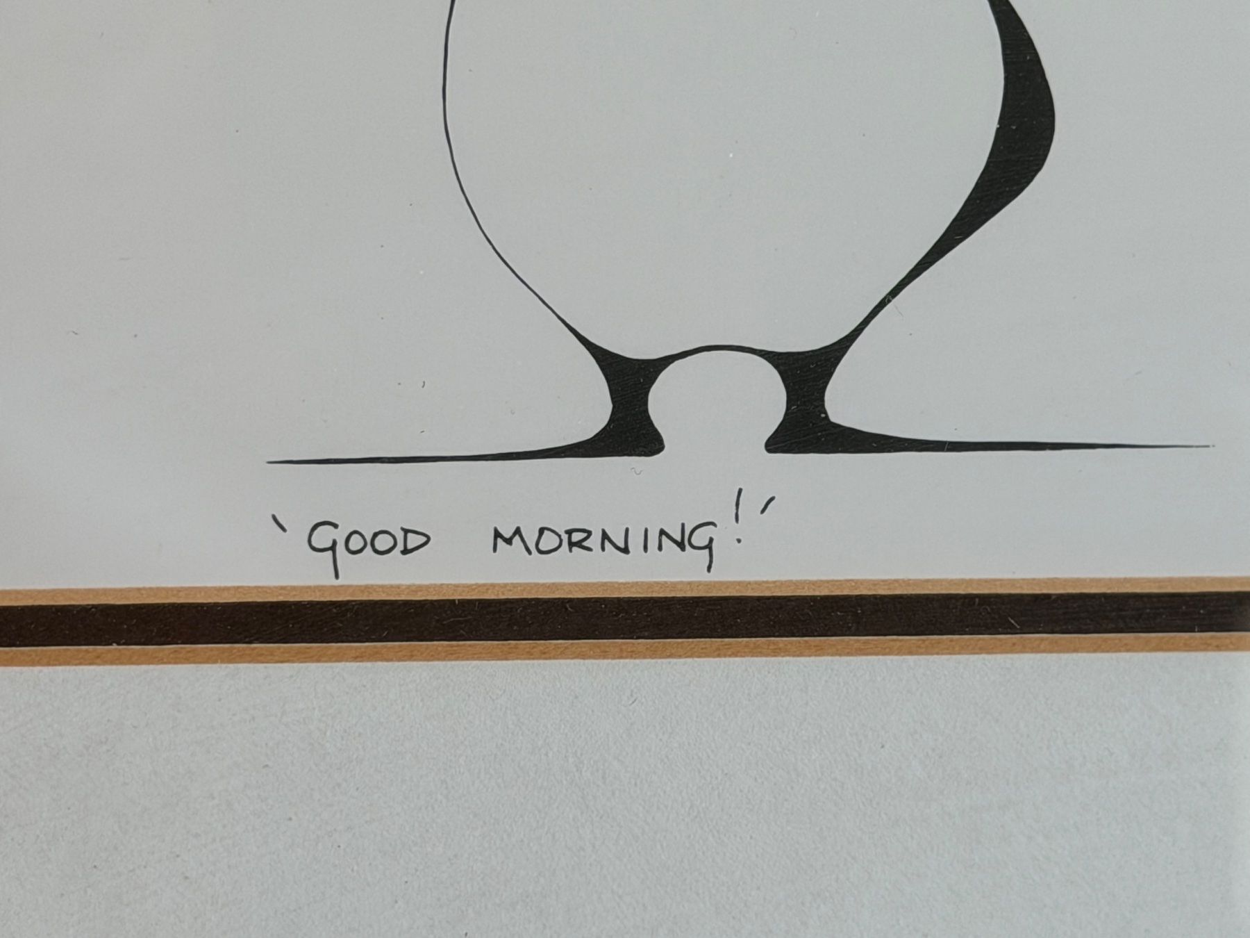 Dipinti: Gerahmtes Kunstwerk Benjamin Chee Chee Goose 'Guten Morgen' – Usato da Basel venduto da PAUL_ART 2