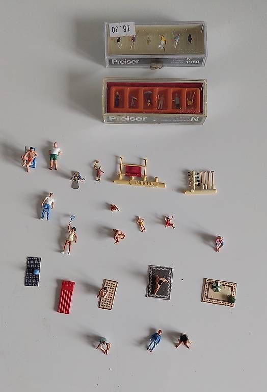 Modelleisenbahnen: Diverse Miniaturen von Preiser  – Gebraucht aus Hägglingen von bianco04