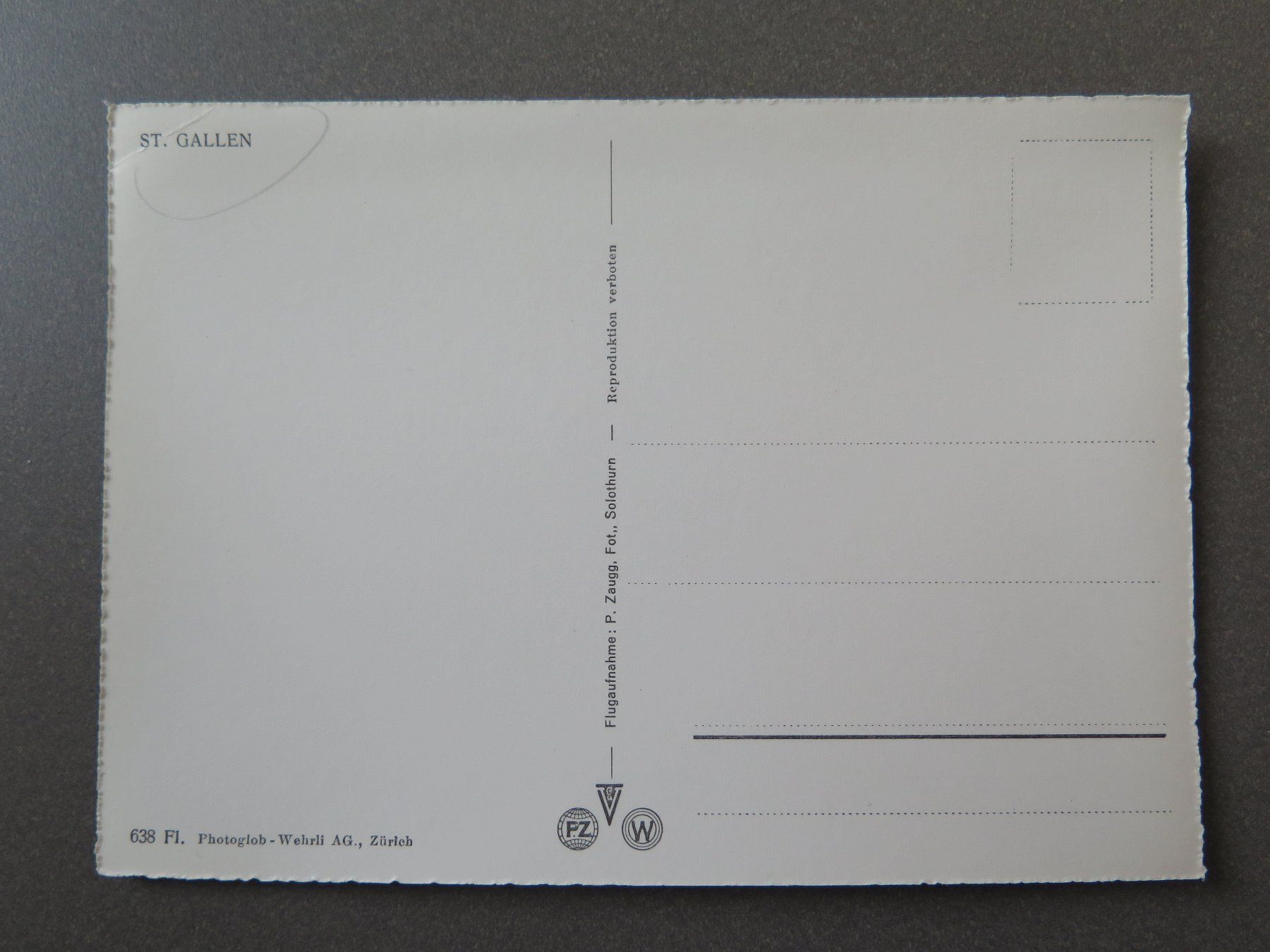 Cartoline postali: ST. GALLEN - FLUGAUFNAHME – Usato da Wittenbach venduto da lipasal 1