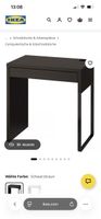 IKEA MICKE Schreibtisch – Schwarzbraun – 73 × 50 cm