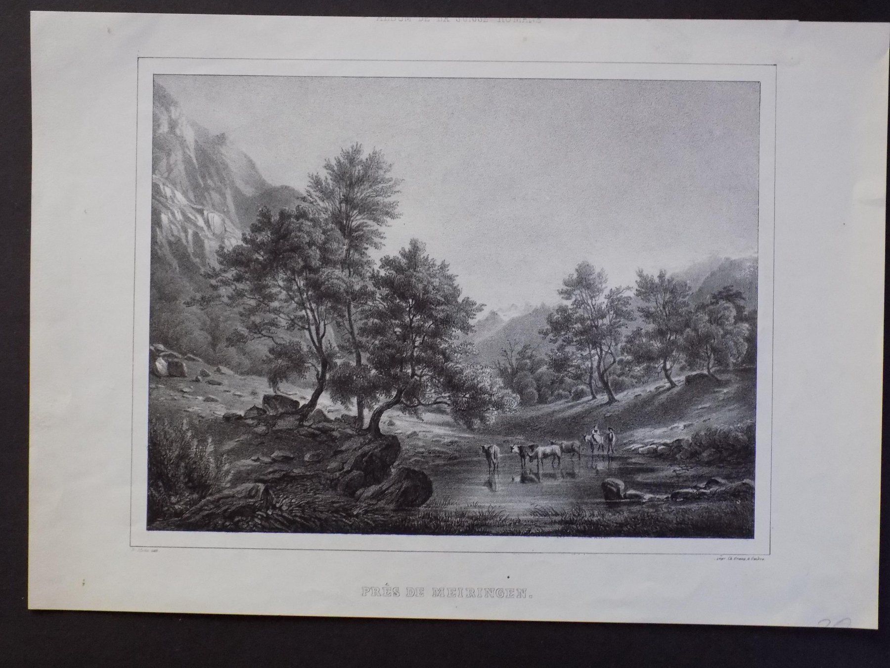 Gravures: Meiringen – D'occasion à Risch par Rischli15