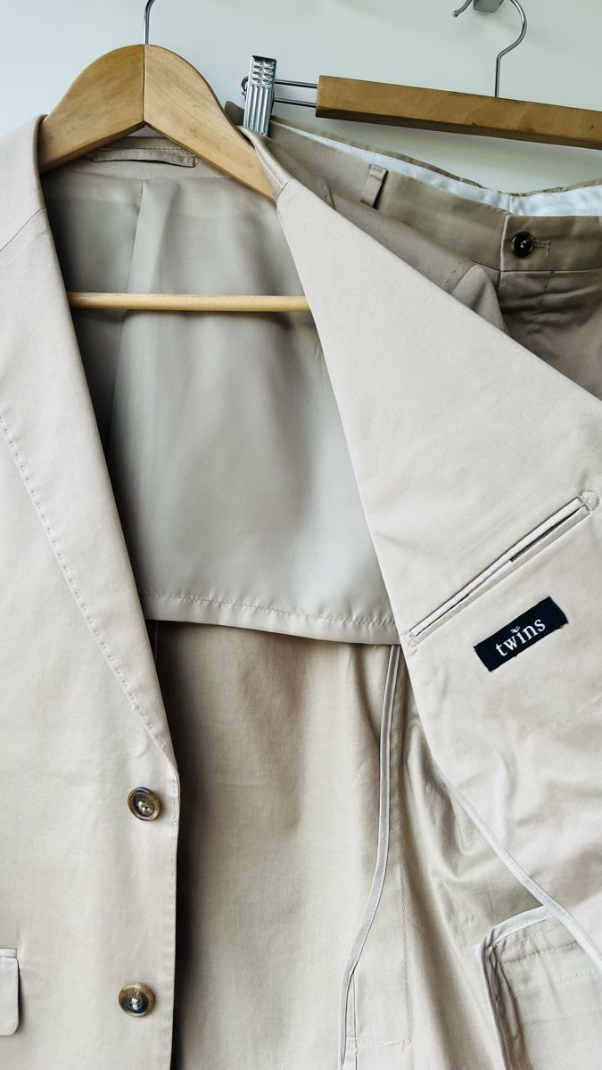 Anzüge: Costume homme beige Twins chic – Neu (gemäss Beschreibung) aus Lausanne von Global.P 2