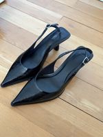 Slingback Pumps Bershka schwarz Grösse 37 neuwertig