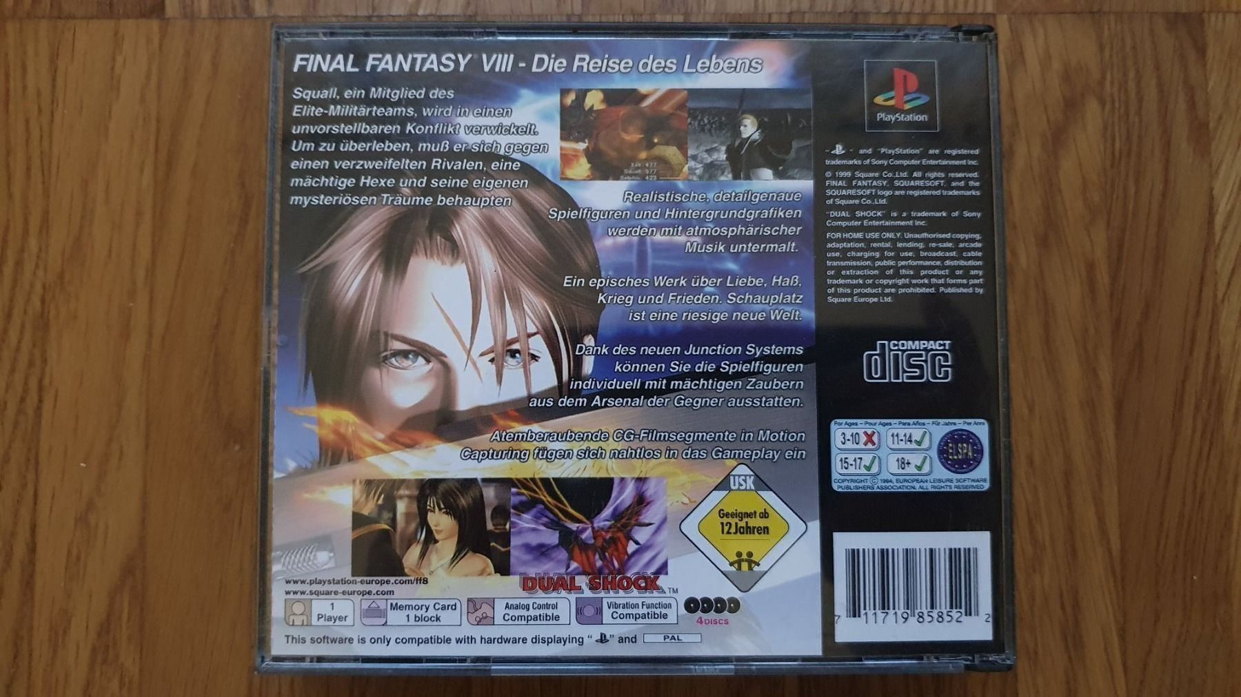 Sony Giochi: Final Fantasy VIII DE (4/4 CDs) – Usato da Puidoux venduto da Svreber 3