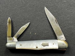 Antikes Sackmesser aus Solingen 79 mm - Perlmutt