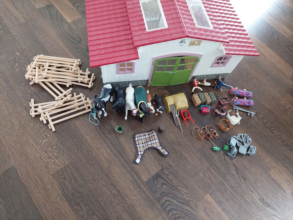  Schleich Set Pferde Hof (Gebraucht) in Laupersdorf für CHF 54 – mit Bildidee 