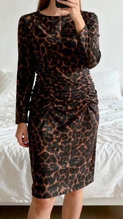 Robe Ralph Lauren léopard taille M élégante chic