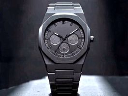 Herrenuhr All Black Polycarbon 43,5mm / Montre Homme Noir