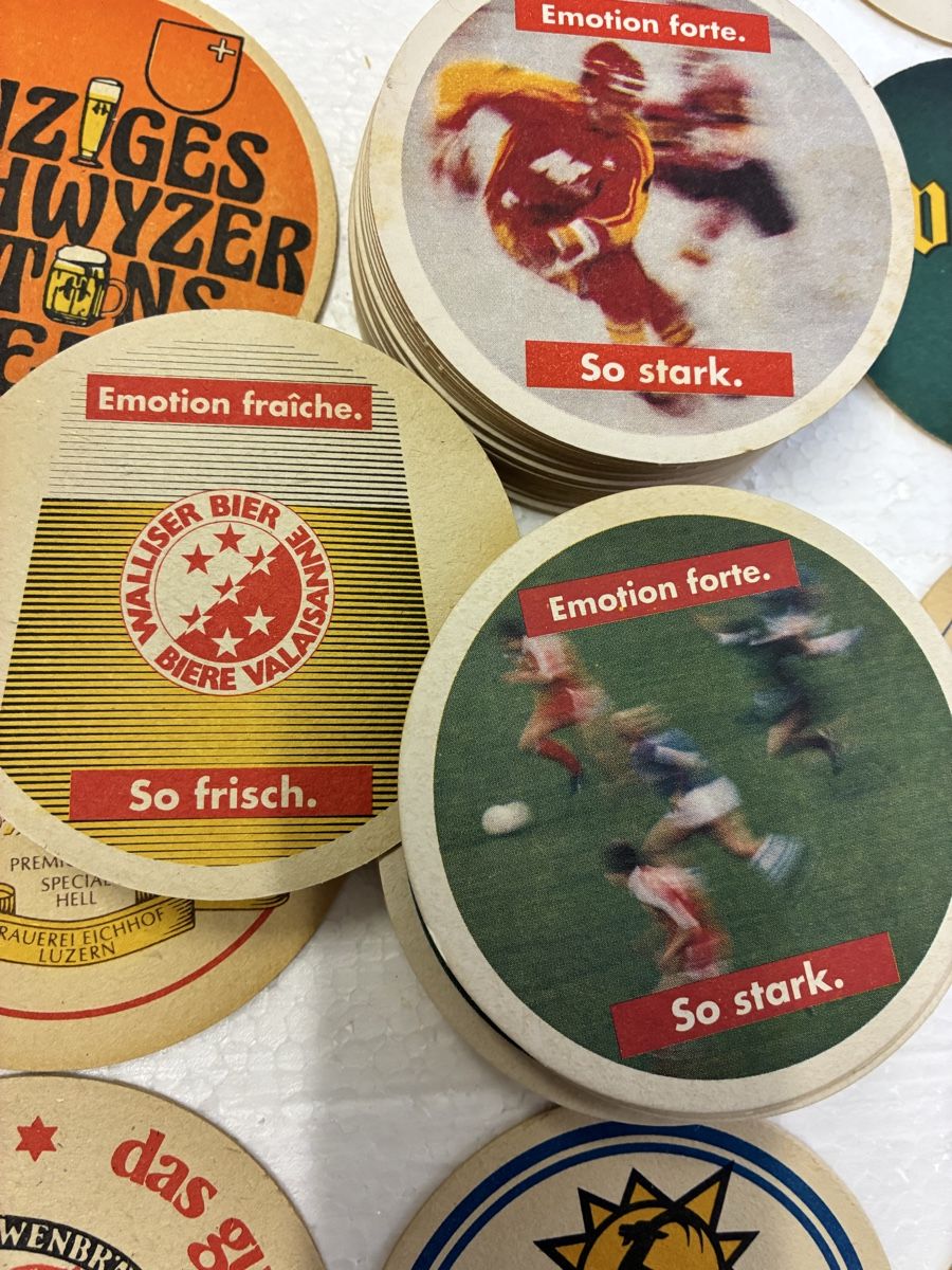 Teller: verschiedene Bierdeckel – Gebraucht aus Bubendorf von Mia111 5