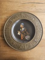 Antiker Prunkteller / Wandteller 1850 – handgemalt Porzellan