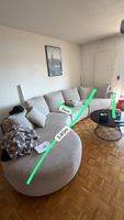 Ecksofa Conforama beige 340 cm Breite guter Zustand
